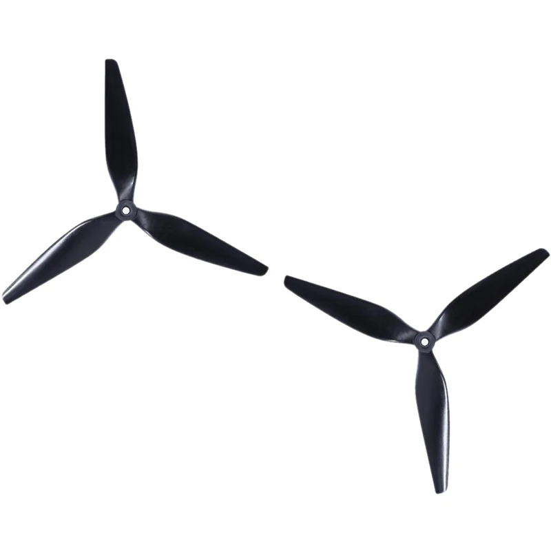 مروحة سوداء لطائرة بدون طيار FPV ، 3 شفرات ، CCW و CW ، مجداف X8 ، 9 بوصة ، 9X4X3 ، 1 زوج