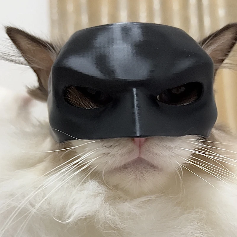 Cat Mask Matte Cute Bat Mask New Black Bat Cool Superhero Pet Toys For Cats And Dogs