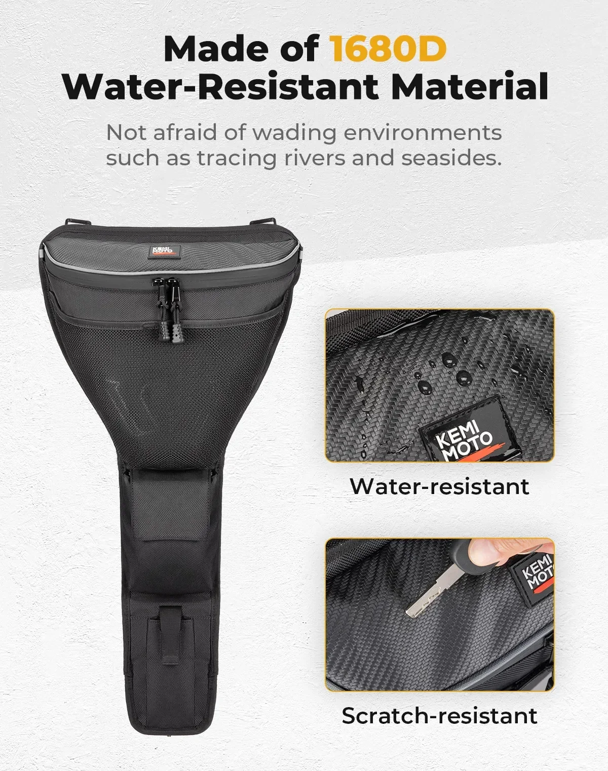 With Anti-Mud Zippe…