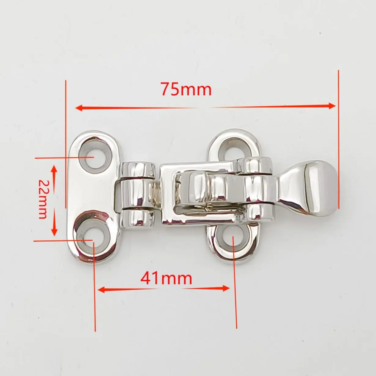 75mm Marine Grade 316 Stainless Steel Boat Lockable Hold Down Clamp Latch