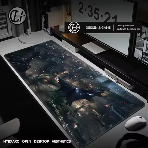 Super Hero Batmans Gaming Mouse Pad Laptop Accessories Game Cabinet Keyboard Mousepad PC Anime Table Mat Cartoon 900x400 Carpet
