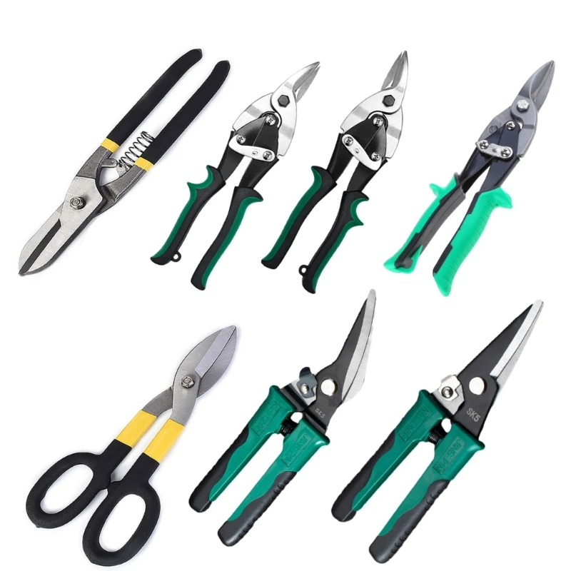 Multifunction Iron Metal Sheet Cutting Scissors Aviation Tin Snip Cutter Shears