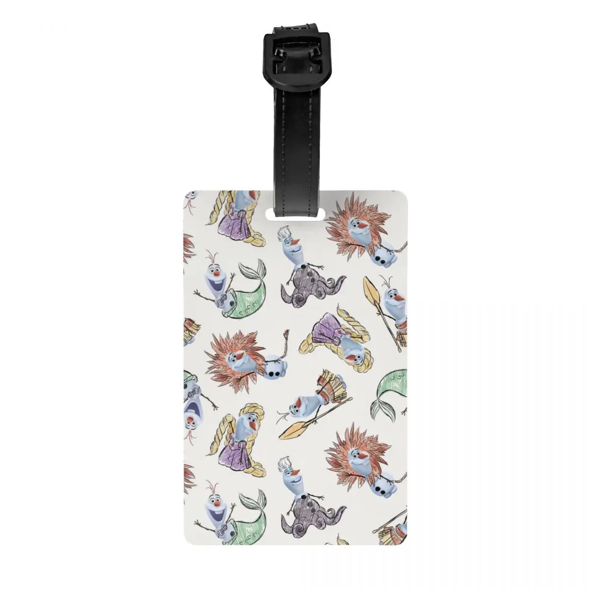

Custom Frozen Olaf Luggage Tag Privacy Protection Baggage Tags Travel Bag Labels Suitcase