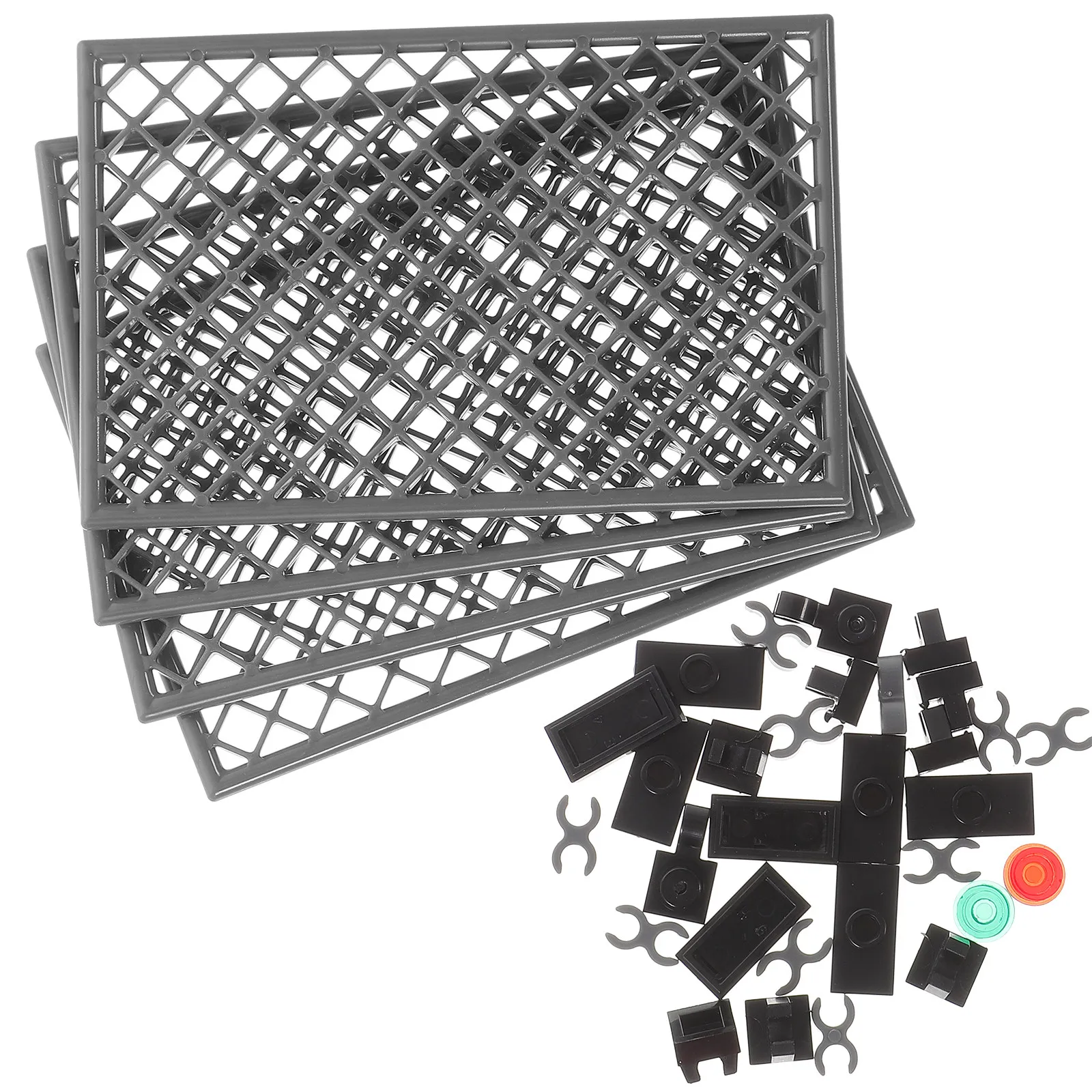 

2Sets Elegant Military Fence Building Elements for Children Sand Table Decoration War Theme Scene Construction Fun Learning