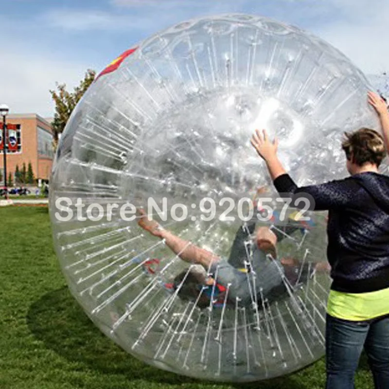 1.0mm PVC Inflatable Body Zorb Ball, 3m Diameter Good Price Inflatable Human Bowling For Rental Business