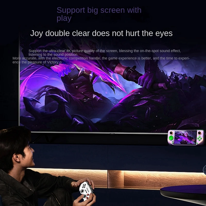 B04B-E6plus Handheld Game Console+2Xcontroller 128G+20000Games 5 Inch Portable Arcade Video Game Console Support Connect TV