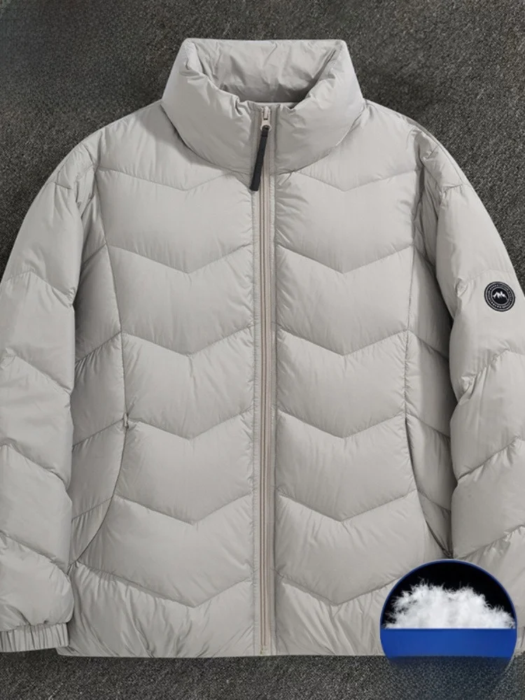 

Легкий мужской пуховый жилет Paul: осенне-зимняя модная повседневная верхняя одежда, пуховый жилет с ребристой текстурой, ветрозащитный, водонепроницаемый