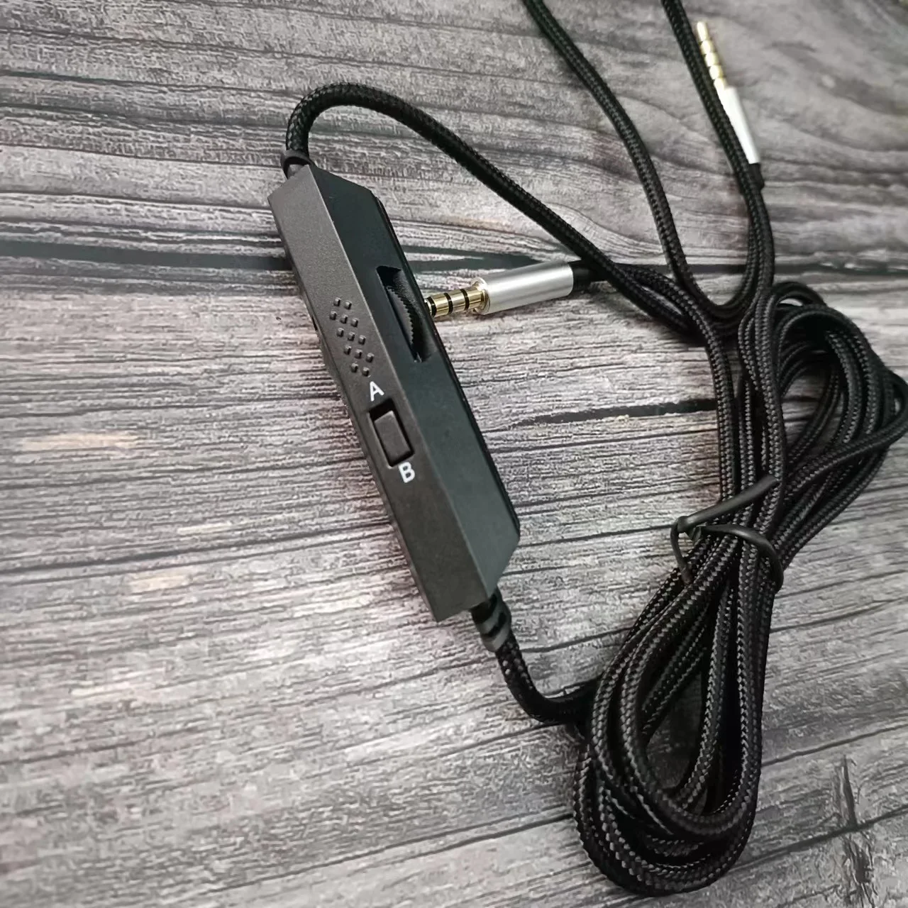 High quality audio cable For Logitech A10/30/A40/A50 Headset Silent tuning AB mode 3.5mm to 3.5mm plug braided wire