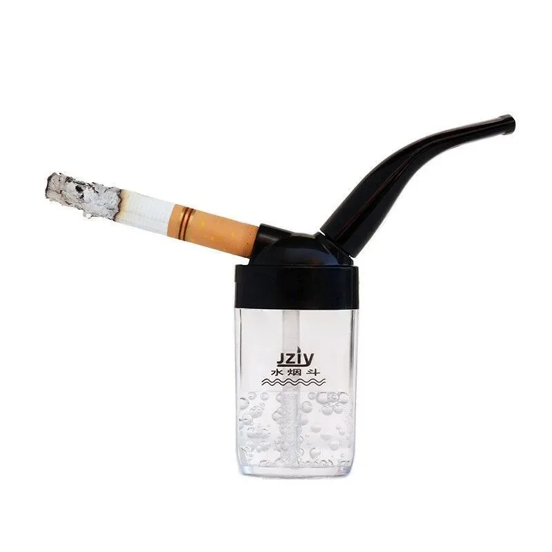 Popular Bottle Water Pipe Portable Mini Hookah Shisha Tobacco Smoking Pipes Gift of Health Metal Tube Filter