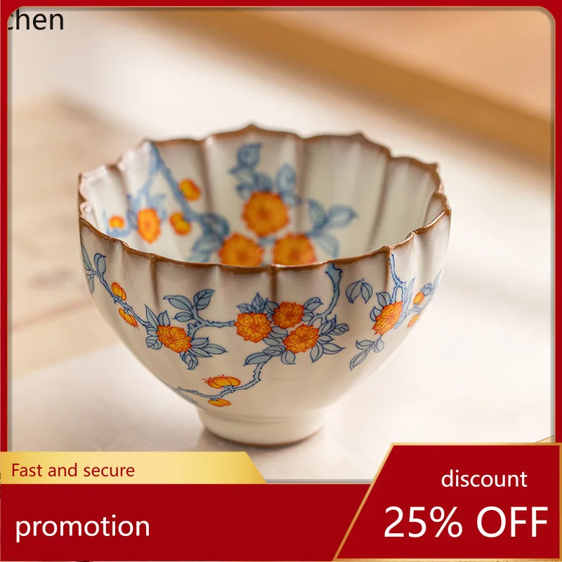

Zml tea cup master cup high-end personal kung fu tea single cup gift box
