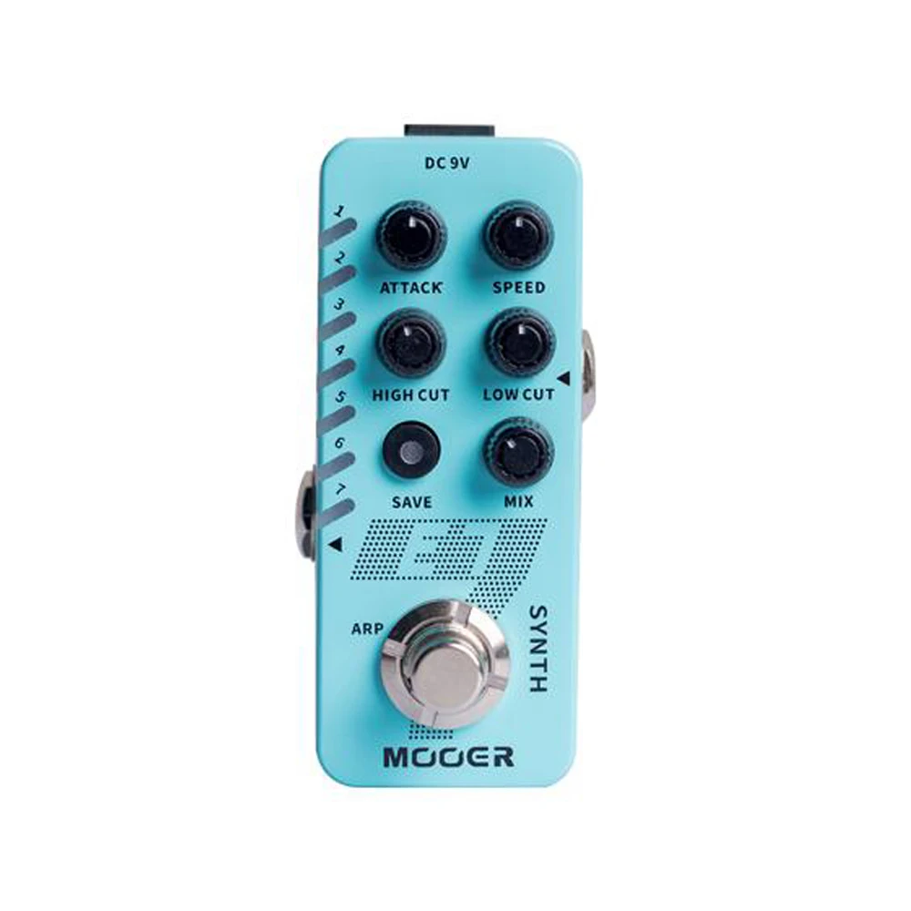 MOOER R7 Reverb Effect Pedal Tone Capture GTR Pedal,E7 Synth Effect Pedal,A7 Reverb Pedal Infinite Sustain,D7 Delay Pedal Looper