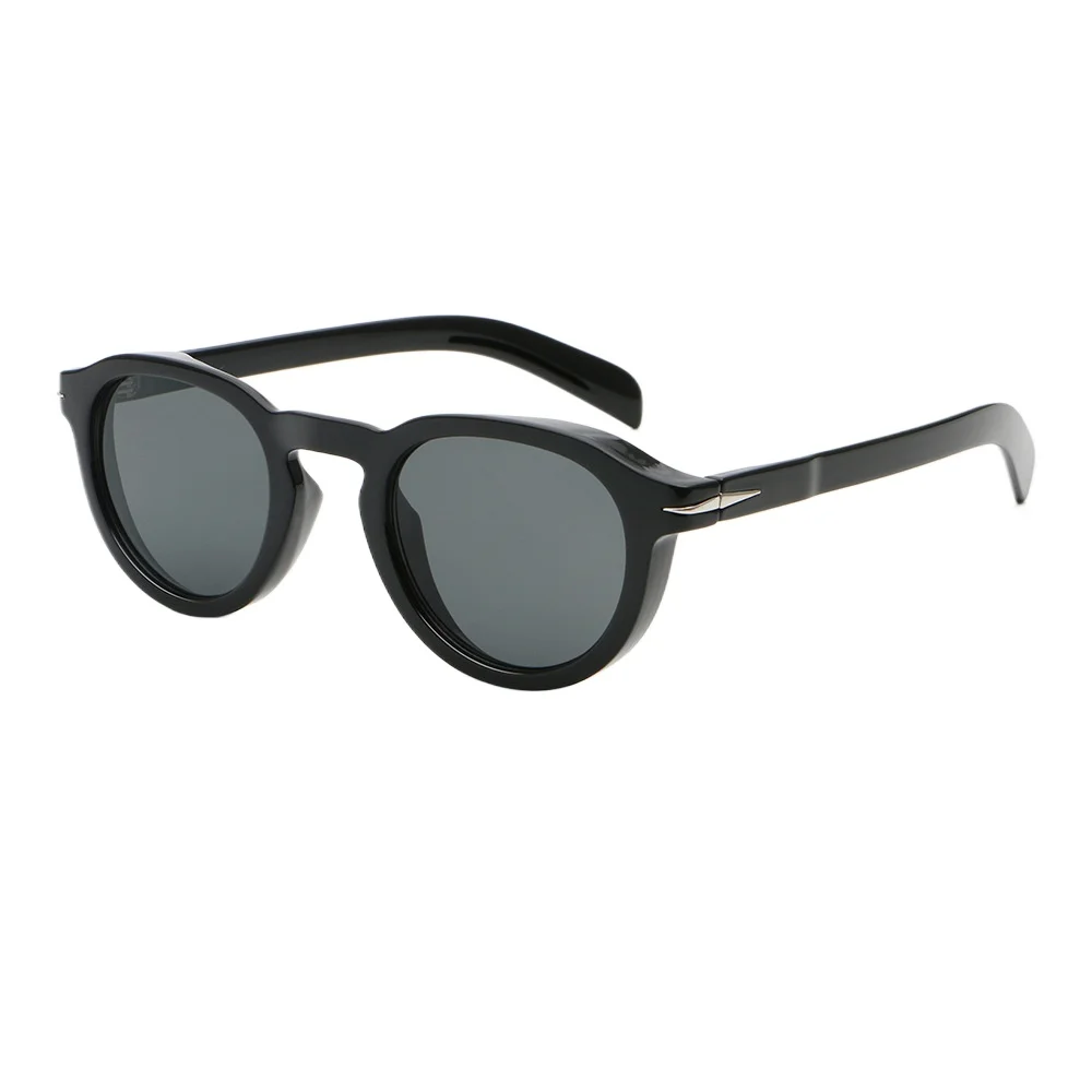 

New Men's Retro Fashion Personality Round Frame Sunglasses Women's Sun Protection Sunglasses