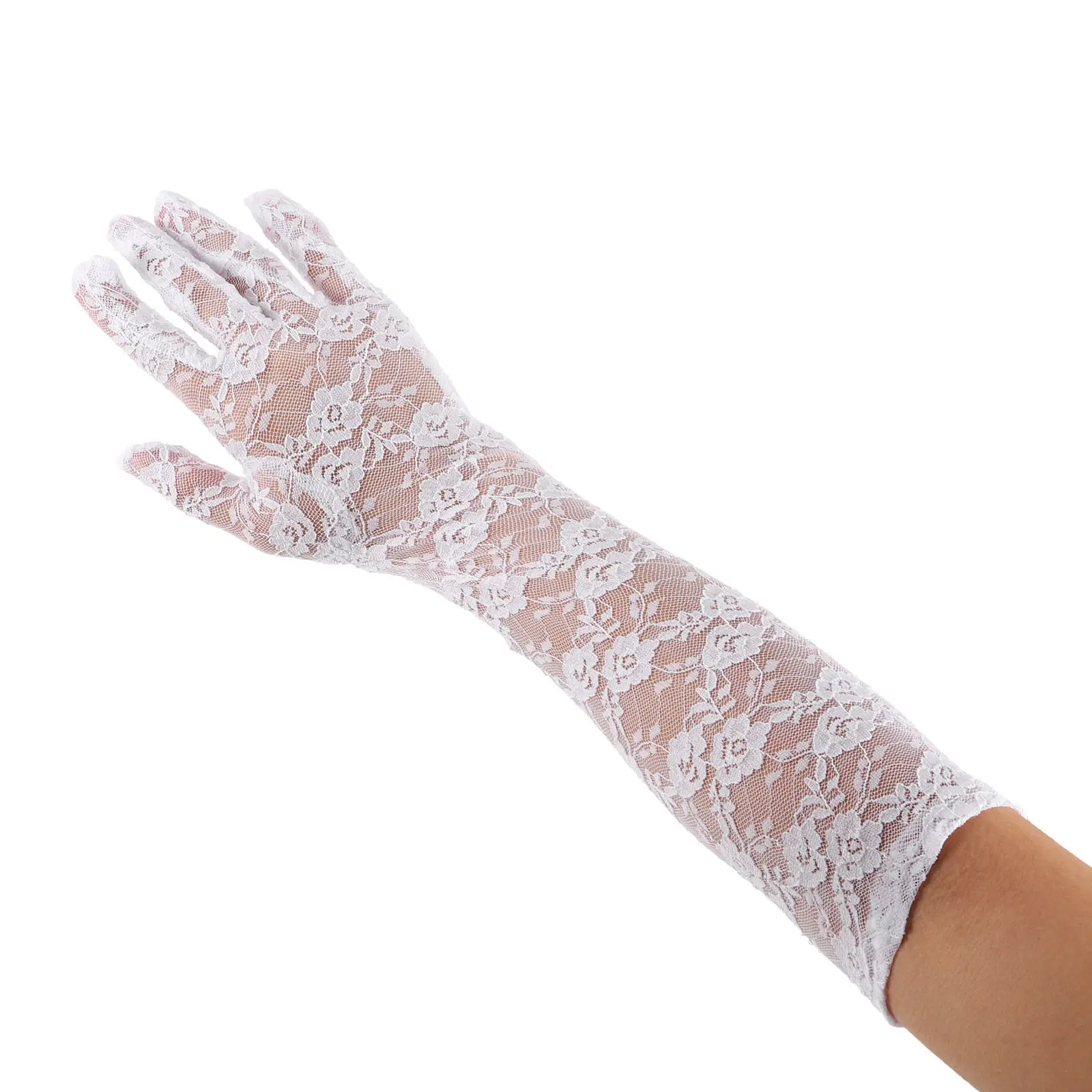 

Стильные кружевные перчатки для женщин, аксессуары для вечеринок, свадеб и выпускных вечеров, длинные перчатки без пальцев, черные, красные, белые, модные, элегантные
