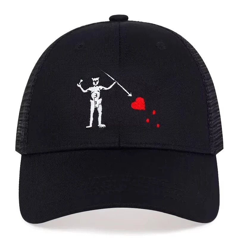 Navy Seal Team Pirate Trident Tactical Mesh Baseball Cap Printing LOGO High Quality Unisex Fashionable Duckbill Cap