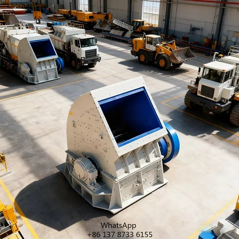 Global Bestseller Through Type Heavy Hammer Crusher Auto Avoid Large Stones Adjustable Particle Size For Quarry Mine