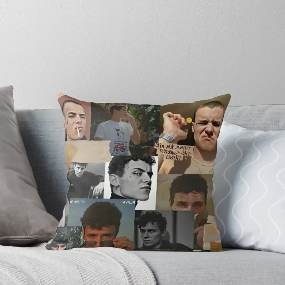 

aron piper collage Throw Pillow ornamental pillows home decor items pillow pillowcase Marble Cushion Cover pillow