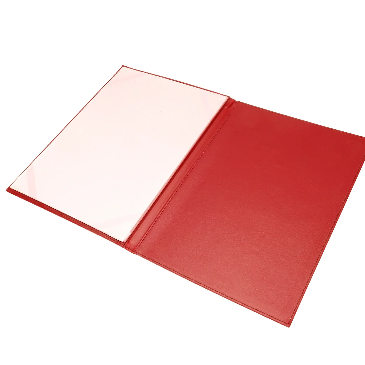Capa protetora de pasta de certificado A4 para certificados de prêmios de diploma Capa acolchoada vermelha para certificado A4