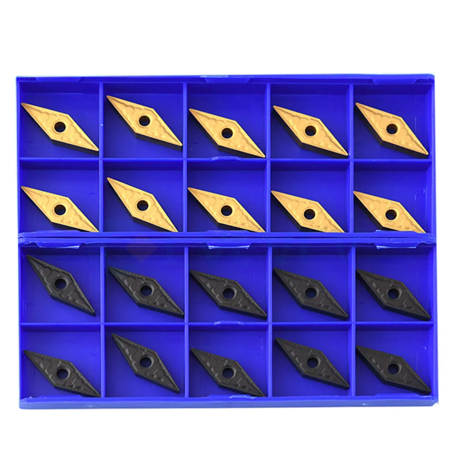 VNMG160404/160408/160412-PM YBC251 YBC252 High-quality CNC Lathe Turning Tool Carbide Inserts Double Sided Use Rhombus Tip Knife