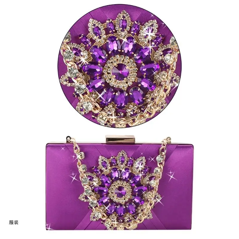 D0UD Wedding Evening Bag for Women Banquet Crossbody Shoulder Bags Cocktail Clutch