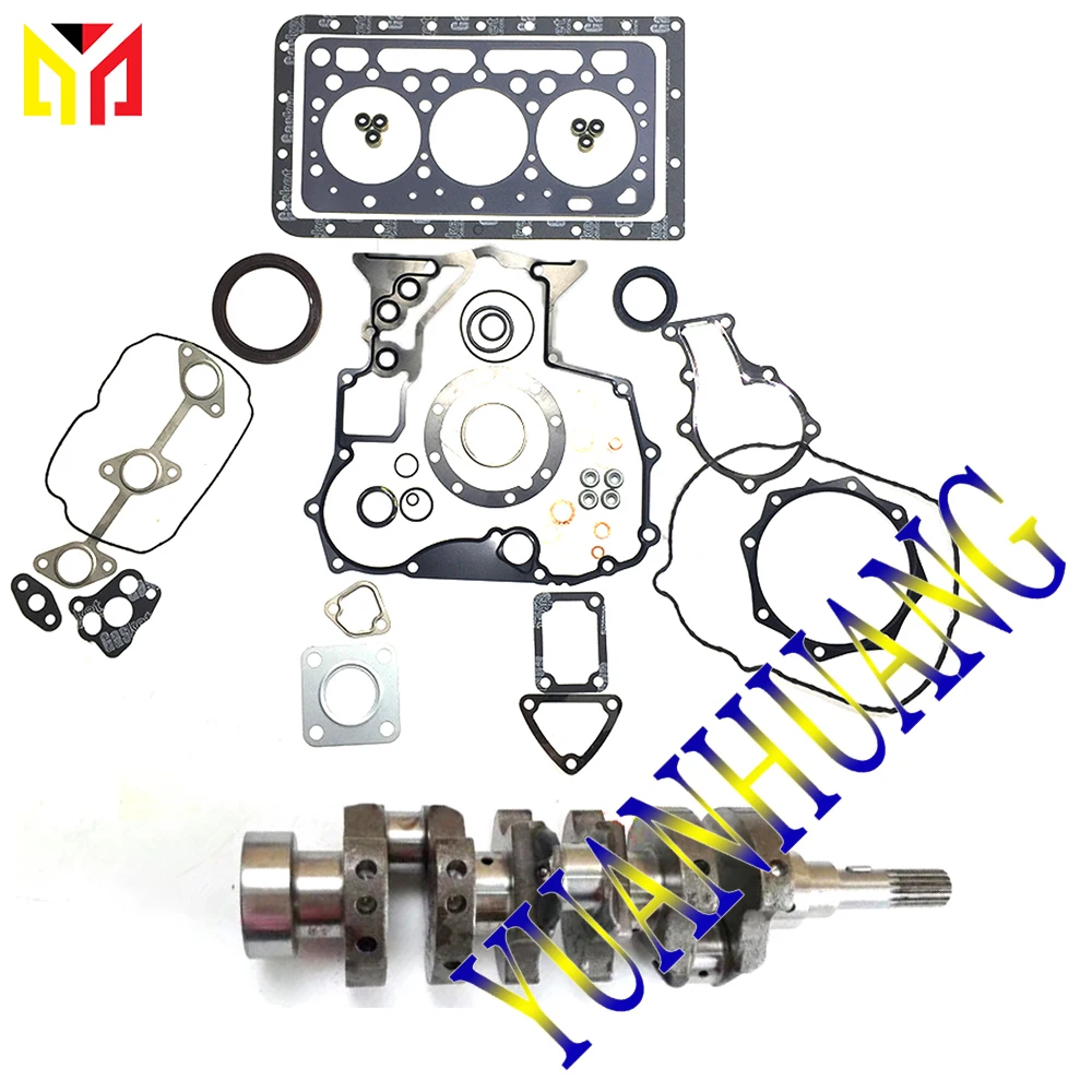 

D902 Engine Overhaul Full Repair Gasket Kit Crankshaft Rebuild Crank For KUBOTA Excavator Tractor