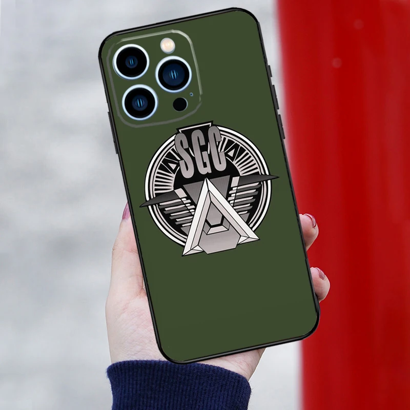 Stargate Atlantis Case For iPhone 15 14 13 11 12 16 Pro Max Mini X XS Max XR SE2 Plus Shockproof Soft Back Cover