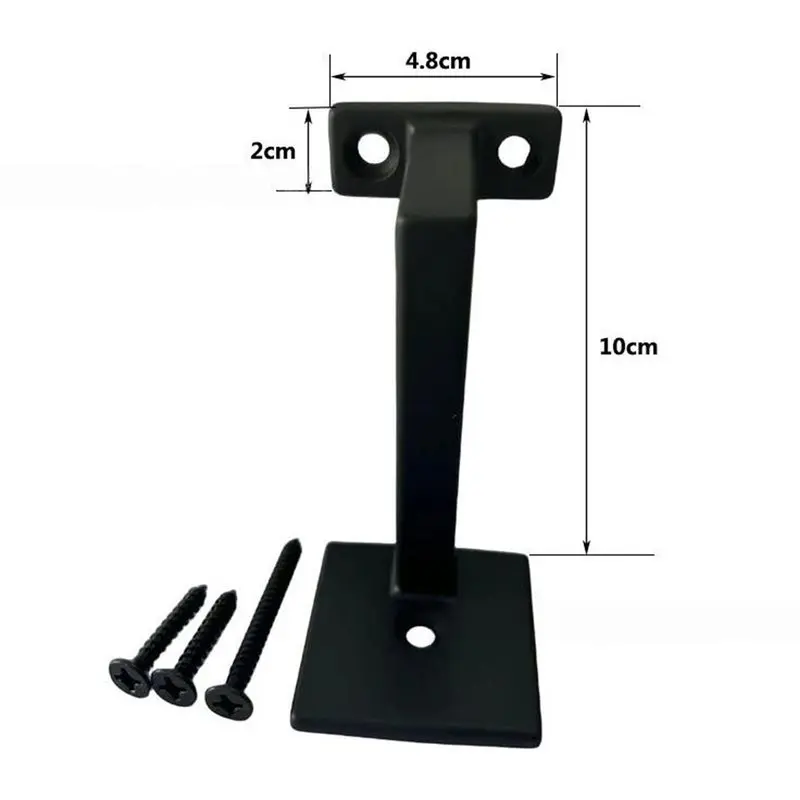 ABKY-Wall Bracket, Connect The Pillar Guardrail, 3Pcs Stair Handrail Bracket,Screws Included