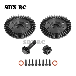 Steel Differential Ring Gear Output Gears Set 6882 5379 for Traxxas Slash 4x4 Stampede Rustler HQ727 1/10 RC Car Upgrade Parts