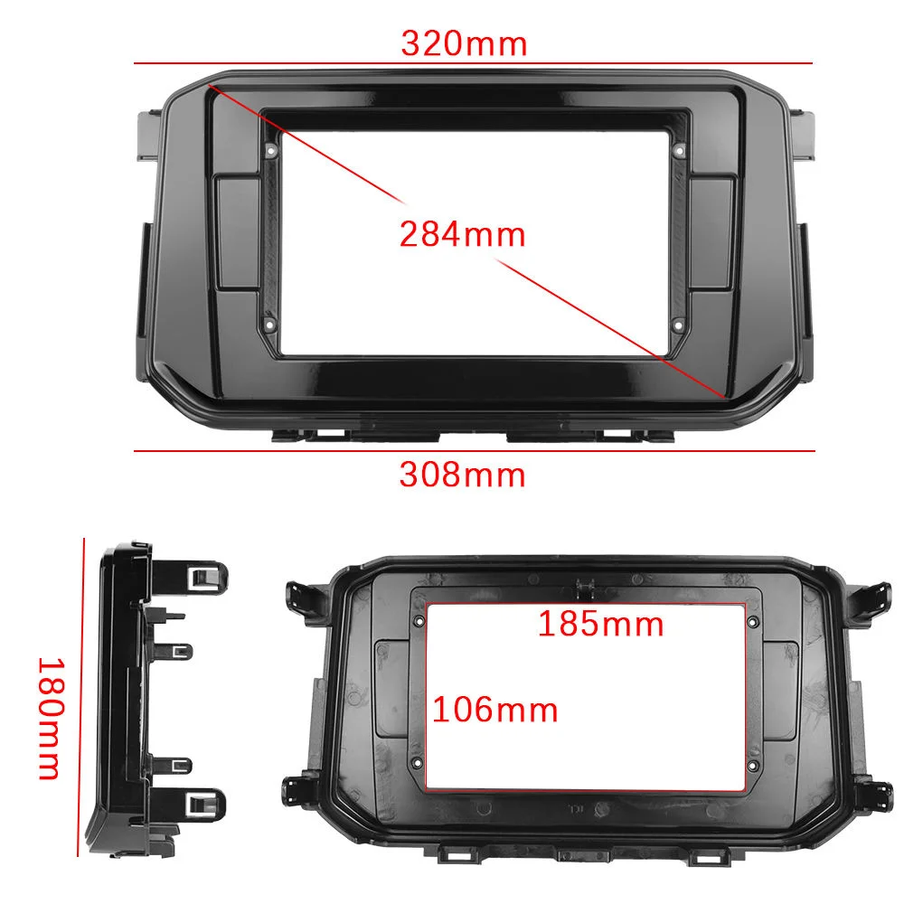 10.1 Inch For Nissan Terra X-Terra 2021+ Car Radio GPS MP5 Android Stereo Player 2 Din Head Unit Fascias Navigation Panel Frame