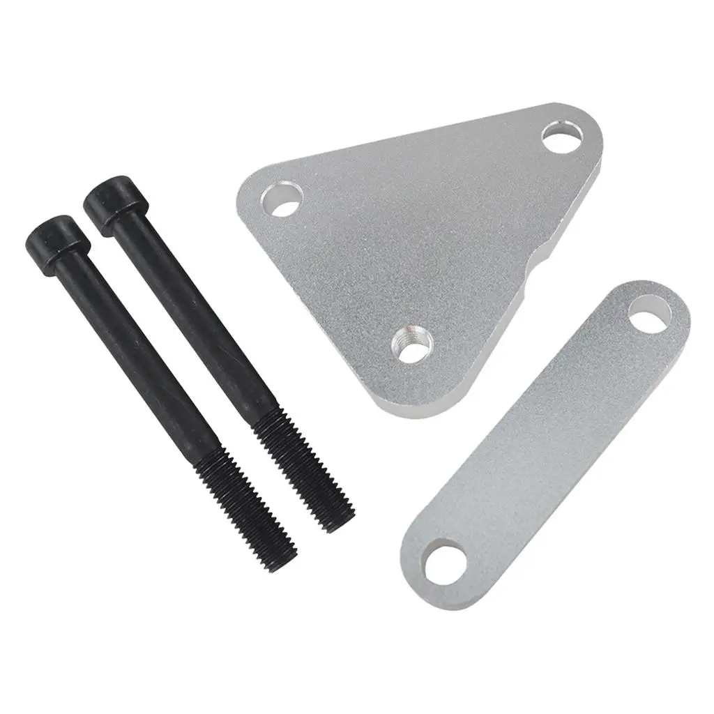 LS Truck SUV Idler Pulley Relocation Bracket Fit for LS1 Intake Manifold Swap for Chevrolet LS LT Truck LSX 4.8L 5.3L 6.0L V8