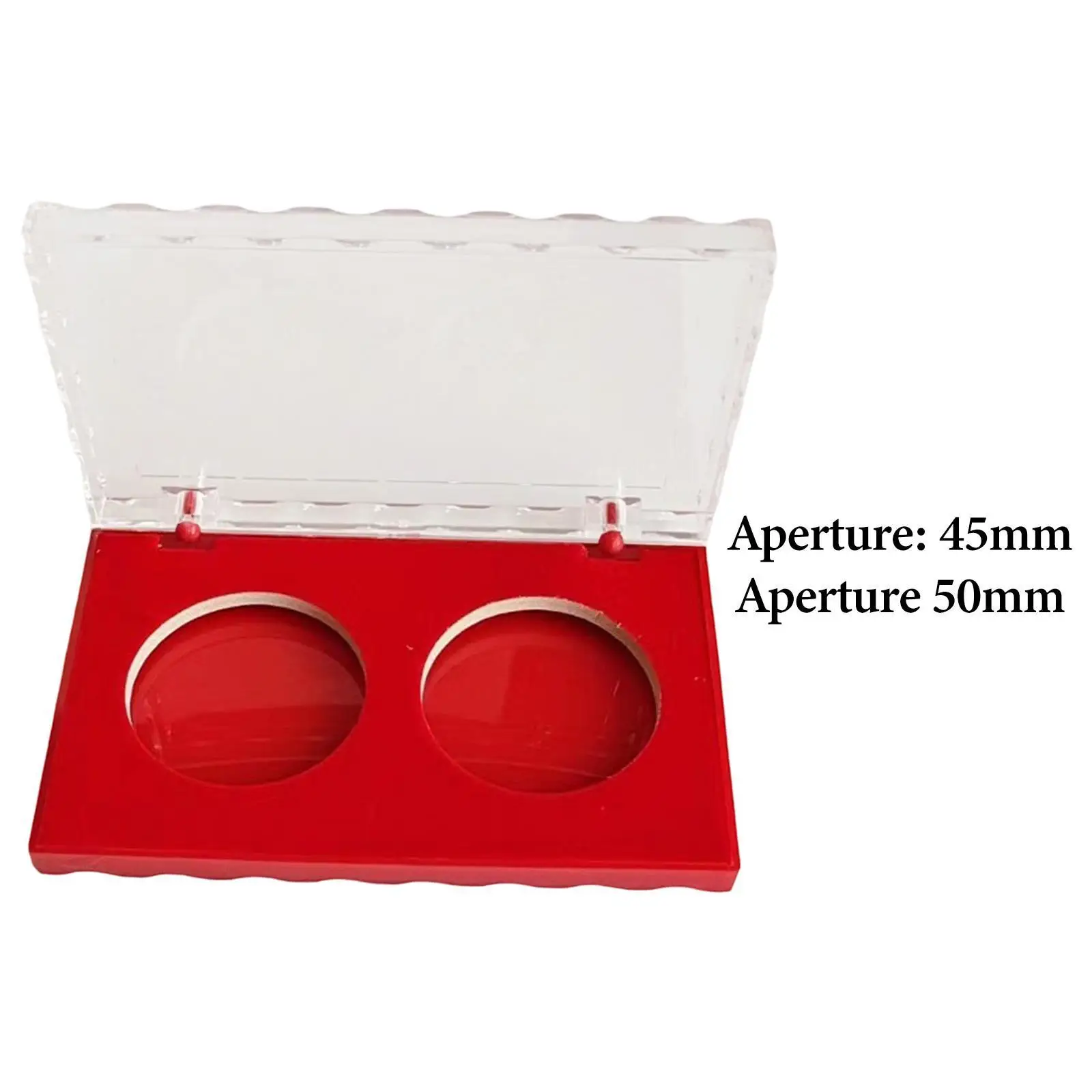 

Coin Presentation Display Box Storage Case Commemorative Organizer Challenge