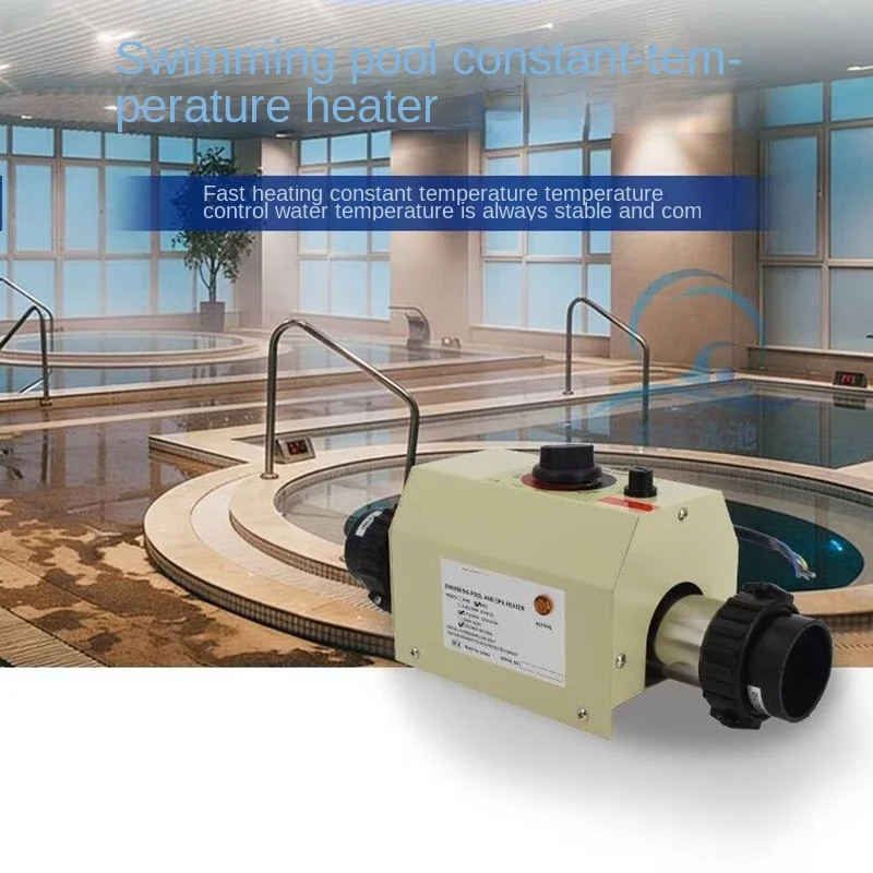 220V 3KW Constant Temperature Electric Heater Unit Adjustable Thermostat Device For Spa Hot Tub Swimming Pool Bath Water Heating