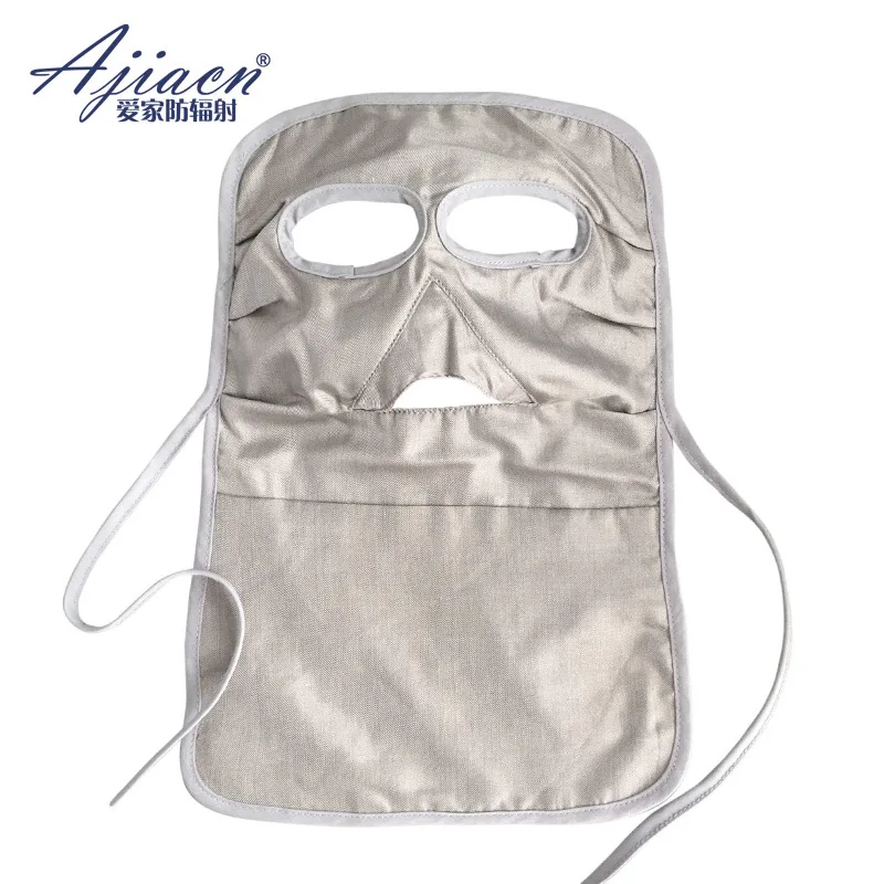 Maschera protettiva lunga in fibra d'argento Maschera di protezione dalle radiazioni elettromagnetiche Radiazioni anti-computer