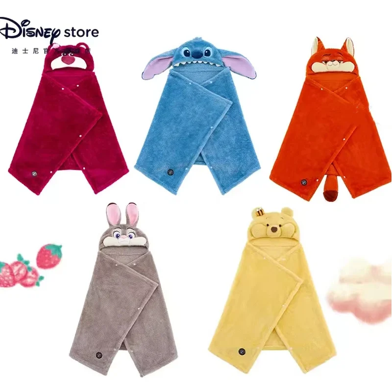 

New Disney Zootopia Judy Nick Double Sided Fleece Hooded Blanket Warm Cloak Shawl Soft Cozy For Kids Adults Home Travel Nap