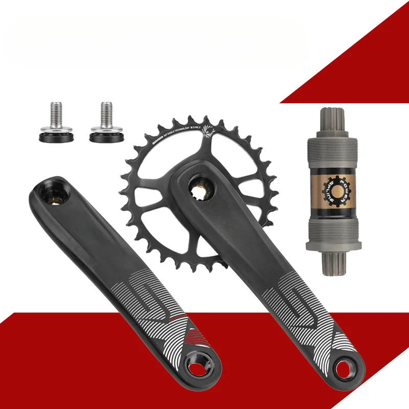 For SRAM SX Spline Aluminum Chainring 30/32/34T Narrow-Wide Teeth, Spline Crank MTB Bike Replacement Parts