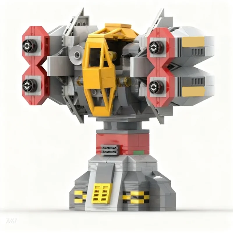 535pcs MOC Terraner Missile Turret Space Model Building Blocks Toy Architecture Creative Education Idea Christmas Gifts Brick