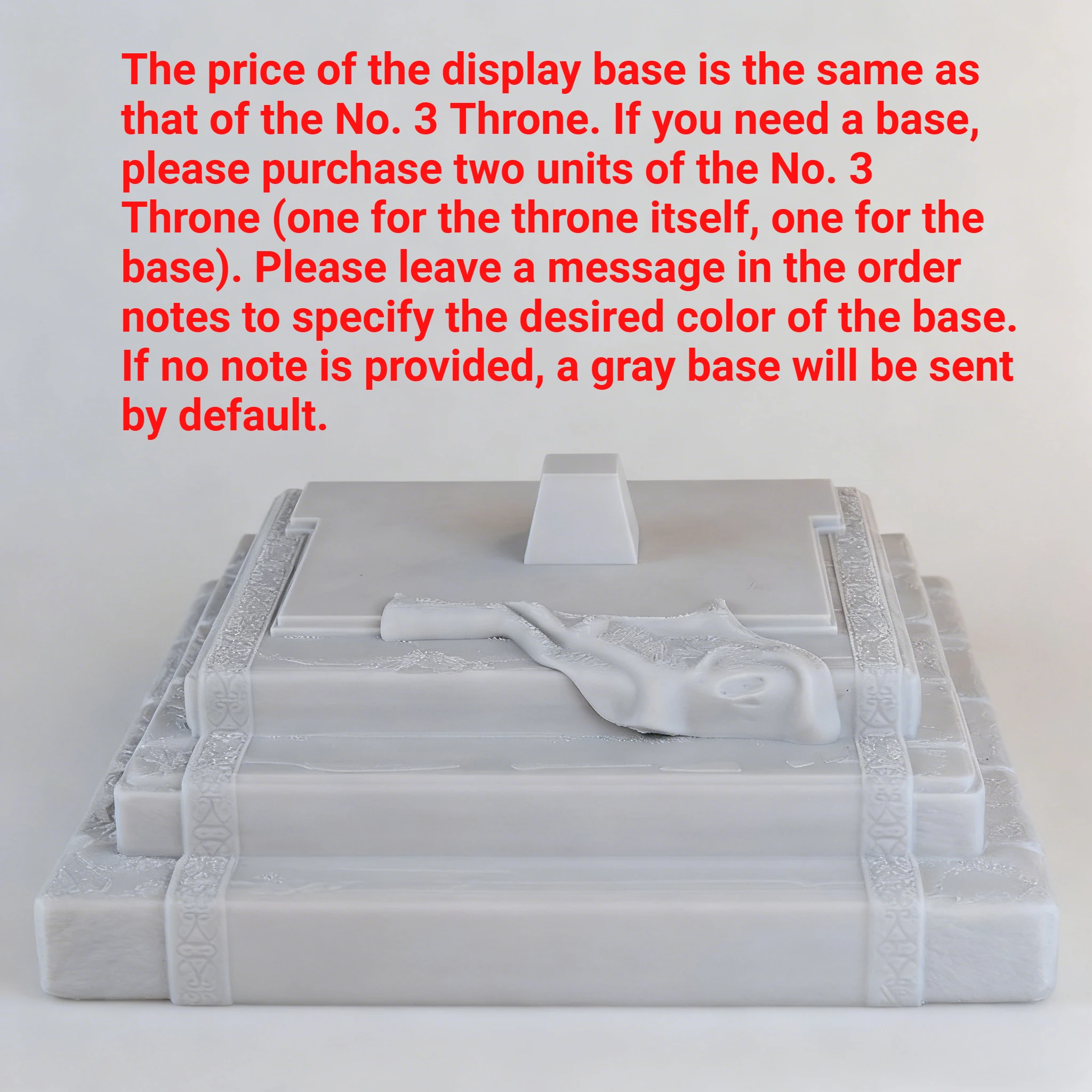 [มีหลายขนาด] รูปปั้นบัลลังก์พิมพ์ 3 มิติ สไตล์เรโทรสุดหรู - ของตกแต่งฟิกเกอร์แอคชั่นสุดพิเศษ งานประติมากรรมพลาสติกศิลปะ ของเล่นตกแต่ง