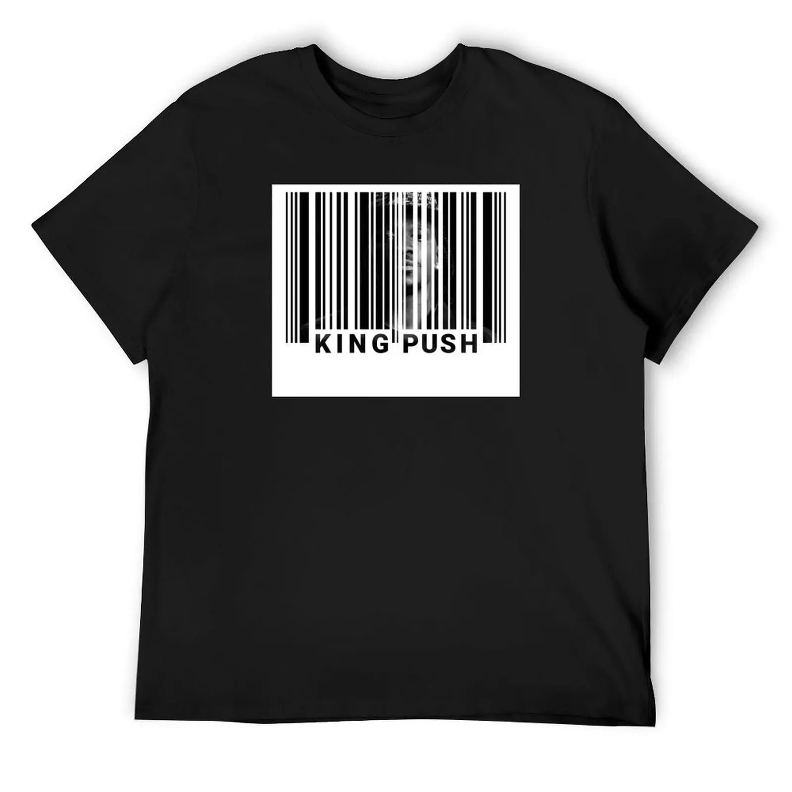

Pusha T - King Push / My name is my name bar code blend T-Shirt affliction shirts essential t shirt Blouse T-shirt men