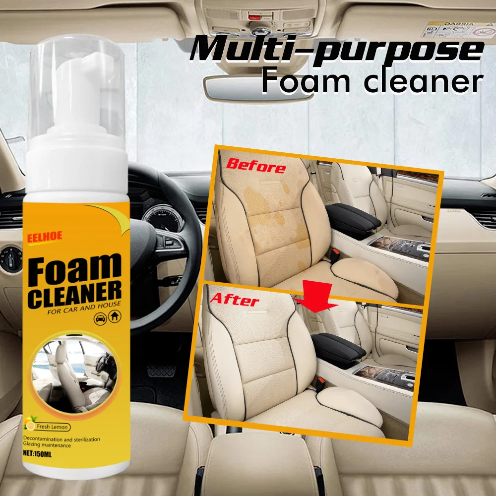 Multifunction Universal Car Interior Foam Cleaner Anti-aging Cleaning Foam Spray Automobile Cleaning Accessories 30/60/100/150ml