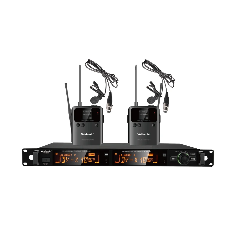 

Professional Single Dynamic True Diversity Handheld Wireless Microphone System Digital Long Range Conference Microphone