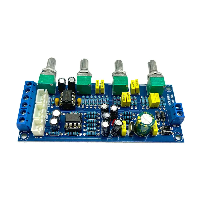 

NE5532 Hi-Fi Preamp Tuning Board | Single-Supply 2.0 Channel Front-End Module