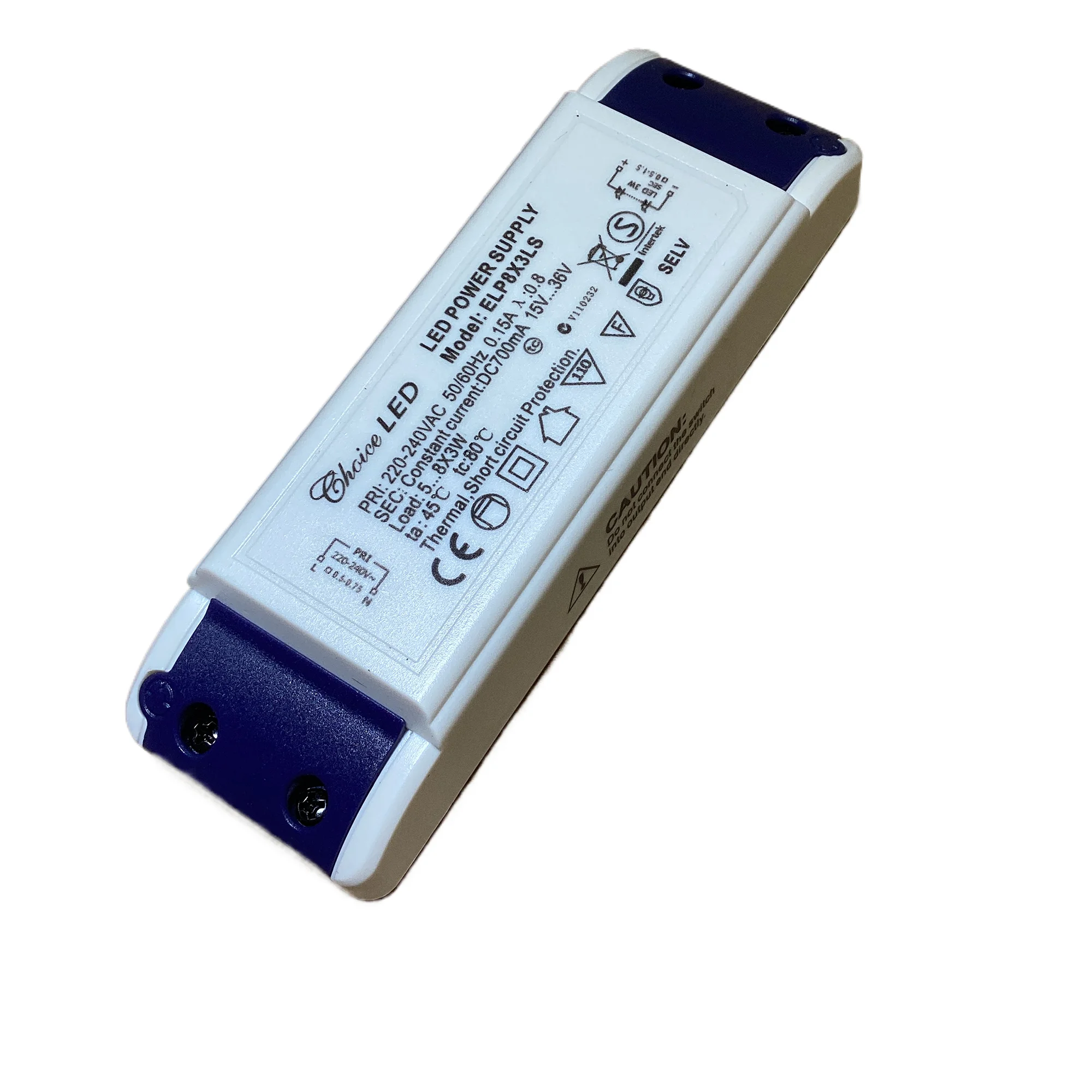 5-8X3W 24W LED Power Supply 700mA Constant Current LED Driver 18W 15V-36V ELP8X3LS for leds 5050 3030