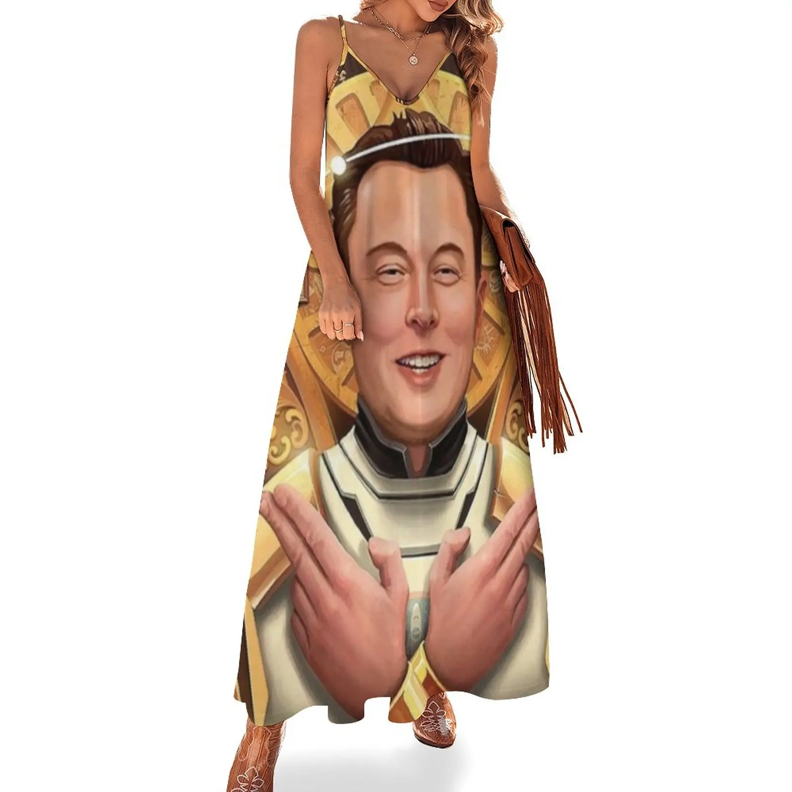 

Elon Musk Space Man Savior - Rocket Man Sleeveless Dress prom dress luxury dresses women's evening dresses women dress