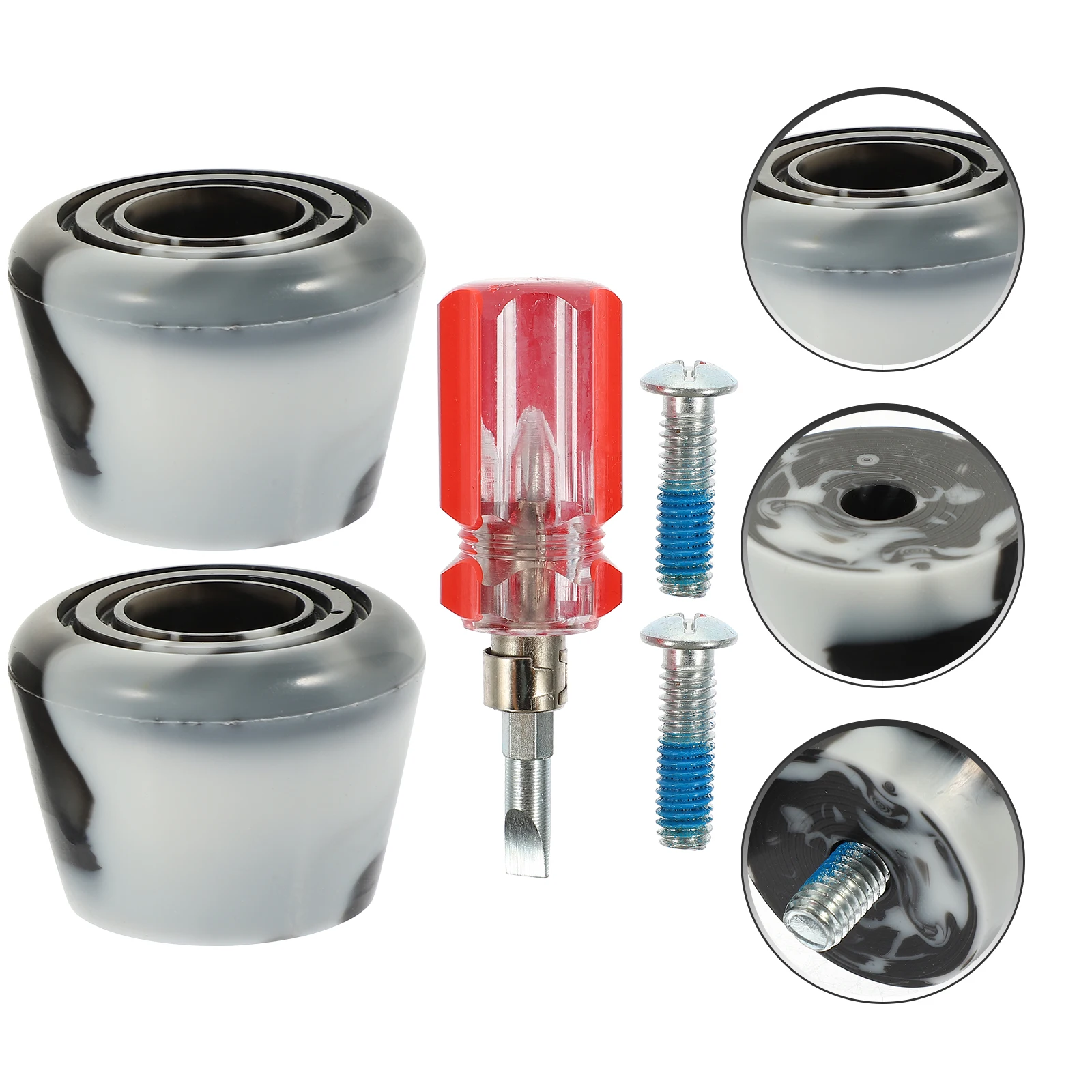 

1 Set Skate Toe Stopper Replacement Wear-Resistant Skate Brake Adjustable Brake Accessory For Roller Skates Supplies Brakes