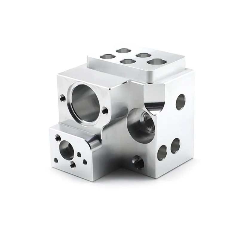 CNC Machined Aluminum Alloy Precision Hydraulic Integrated Valve Block Multi-Cavity Special-Shaped Hydraulic Valve Block Parts