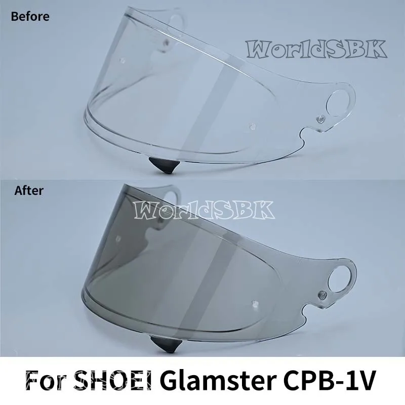 Glamster Photochromic Visor For Shoei CPB-1V Motorcycle Helmet Lens Retro Full Face Anti-UV Casco Accessories for SHOEI glamster