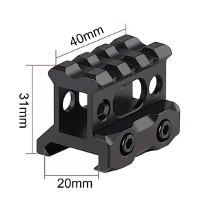 Aluminum Alloy Scope Riser Base Mount, Picatinny Rail, 1 10 Main Sales Trail Picatinny 20mm - №5
