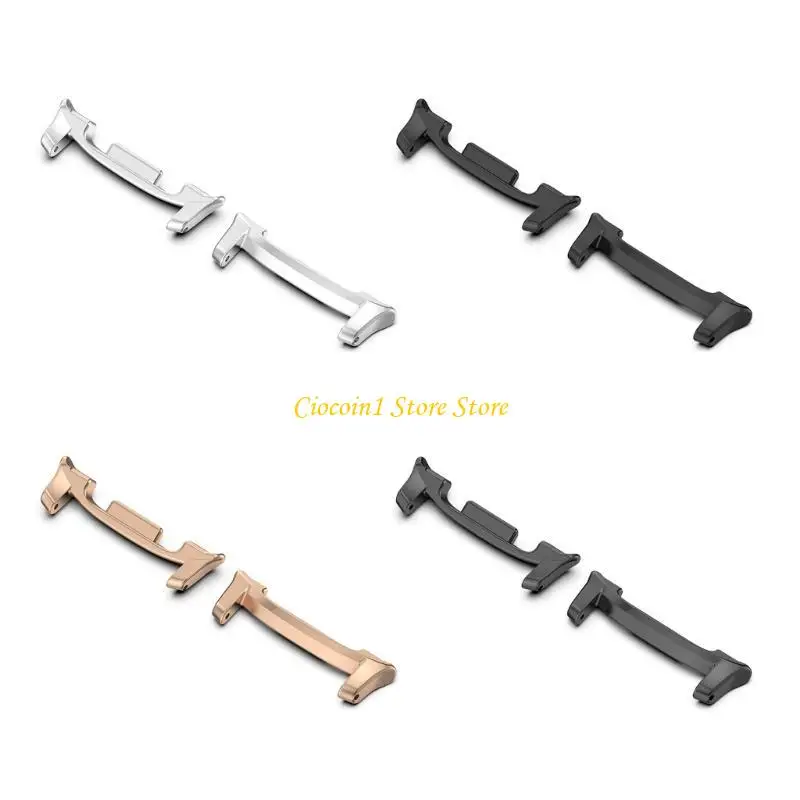 

A3PC Elegant Metal Link Connectors for Watch 8 40mm 44mm Quick Install Various Straps
