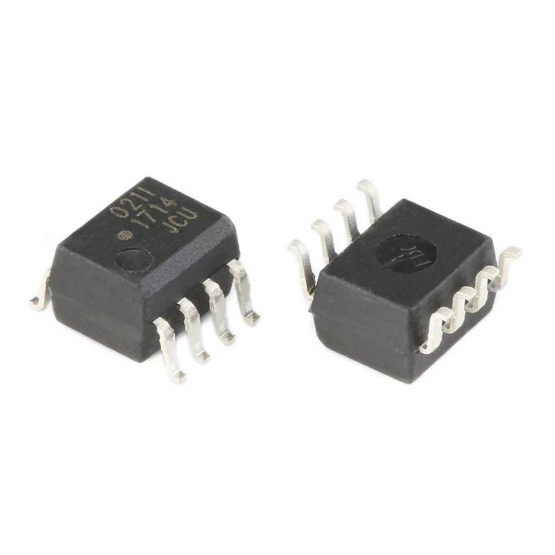 10pcs/Lot HCPL-0211-500E SOP-8 HCPL-0211 High Speed Optocouplers 5MBd 1Ch 1.6mA Operating Temperature:- 40 C-+ 85 C