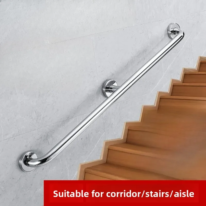 

Safety Handrail for Stairs & Bathroom - Elderly Assist Grab Bar with Non-Slip Grip, ADA Compliant Mobility Support for Hallways