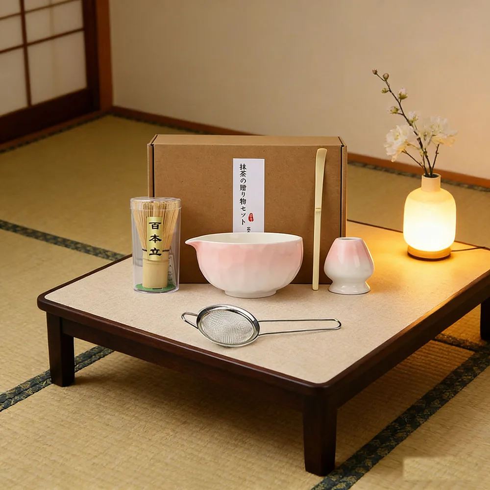 2/4/5PCS/Set Japanese-style Matcha Bowl , Spoon, Tea Whisk, Perfect Gift For Ceremony, Traditional Decoration